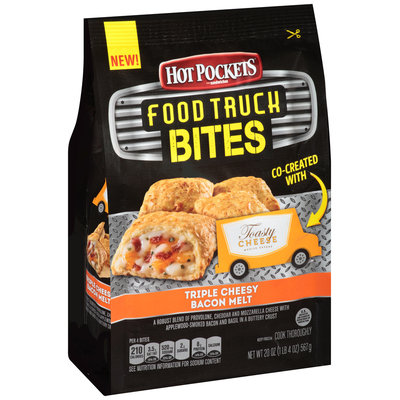 Hot Pockets Food Truck Bites Triple Cheesy Bacon Melt Bites