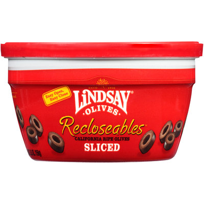 Lindsay® Recloseables™ California Ripe Sliced Olives 5.5 oz. Cup
