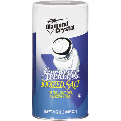 Diamond Crystal® Sterling Iodized Salt 26 oz.