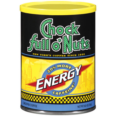 Chock full o' Nuts® Energy Ground Coffee 11.0 oz Canister
