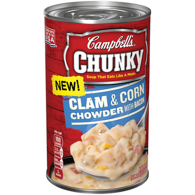 Campbell's® Chunky™ Clam & Corn Chowder with Bacon Soup