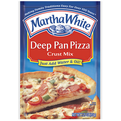 Martha White Deep Pan Pizza Crust Mix 7.25 oz. Packet