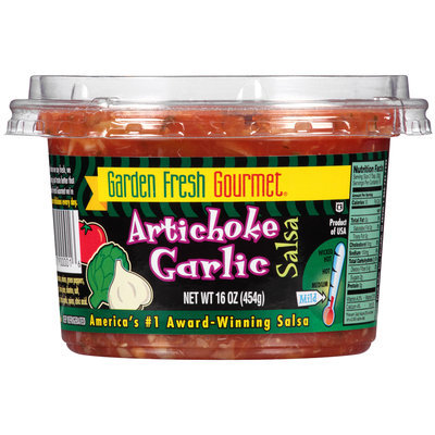 Garden Fresh Gourmet® Artichoke Garlic Salsa 16 oz. Plastic Tub