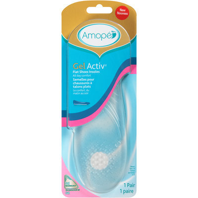 Amope GelActiv™ Flat Shoes Insoles 1 pr. Carded Pack