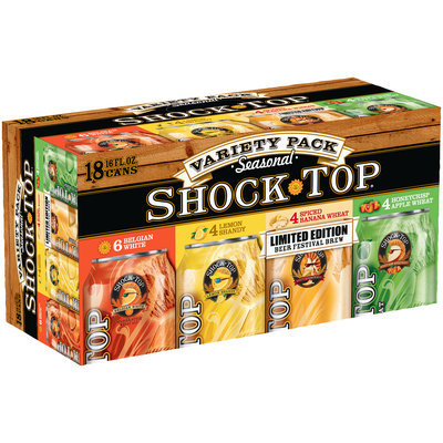 Shock Top® Seasonal Variety Pack Beer 18-16 fl. oz. Cans