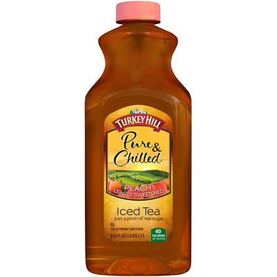 Turkey Hill® SunBrew Lightly Sweetened Peach Iced Tea 57.6 fl. oz. Bottle