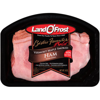 Land O'Frost® Bistro Favorites® Bold Vermont Maple Smoked Ham 6 oz. Tray