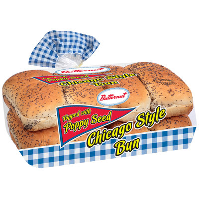 Butternut® Chicago Style Bun 8 ct Bag