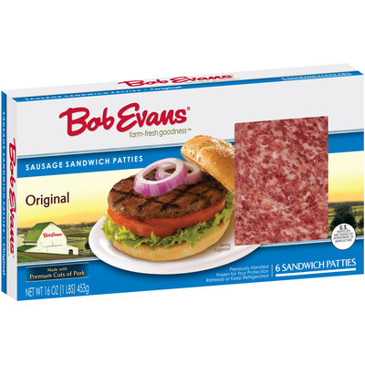 Bob Evans® Original Pork Sausage Sandwich Patties 16 oz. Box