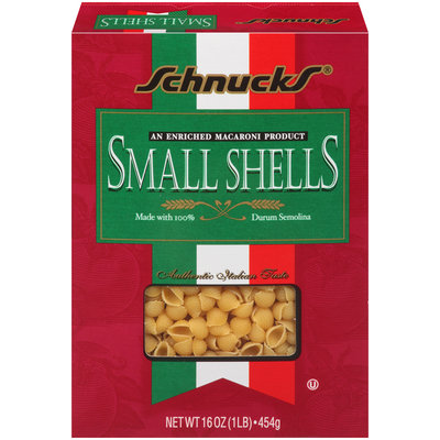 Schnucks® Small Shells Pasta 16 oz. Box