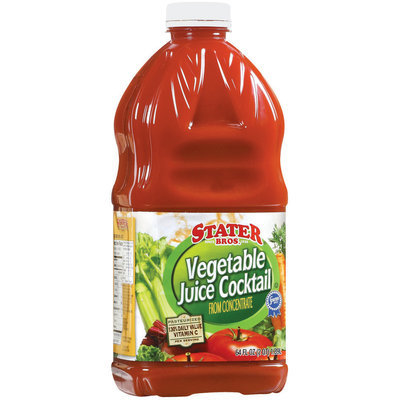 Stater Bros. Vegetable Juice Cocktail 64 Fl Oz Plastic Bottle