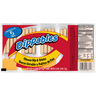 Dippables® Cheese Dip & Sticks 5-1 oz. Packs