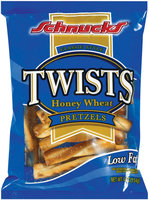 Schnucks Honey Wheat Low Fat Pretzels 4 Oz Bag