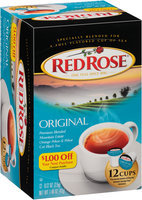 Red Rose® Original Tea Single Serve Cups 12 ct Box