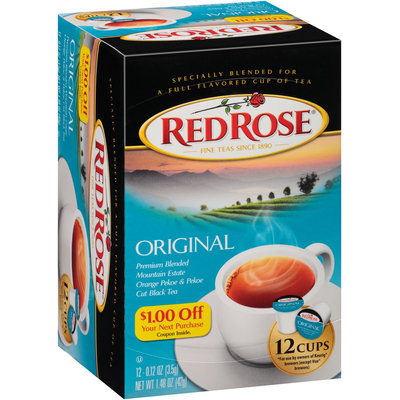 Red Rose® Original Tea Single Serve Cups 12 ct Box