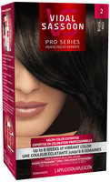Vidal Sassoon Pro Series 2 Black Hair Color Kit
