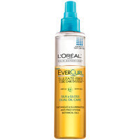 EverCurl Curl Care System Sulfate-Free Silk & Gloss Dual Oil Care Spray Bottle