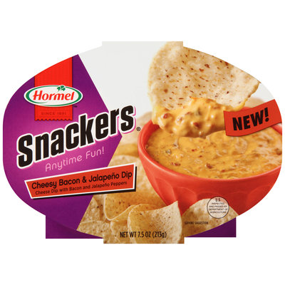 Hormel™ Snackers® Cheesy Bacon & Jalapeno Dip 7.5 oz. Tray
