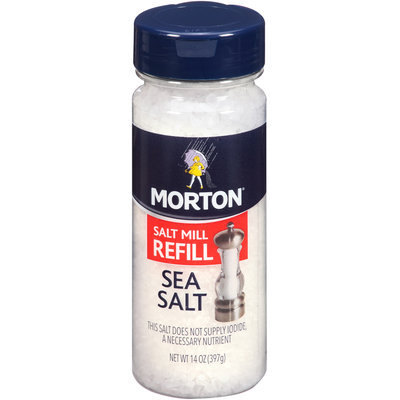Morton® Salt Mill Refill Sea Salt 14 oz. Bottle