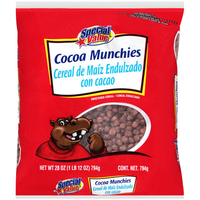 Special Value® Cocoa Munchies Sweetened Cereal 28 oz. Bag