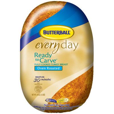 Butterball® Everyday Ready to Carve™ Fully Cooked Turkey Breast Oven Roasted 24 oz.
