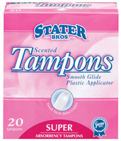 Stater Bros. Super Scented Tampons 20 Ct Box