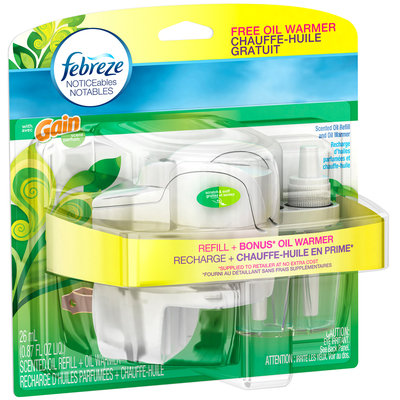 Noticeables Febreze NOTICEables™ Gain® Original with Warmer Air Freshener (1 Count, 0.87 fl oz)