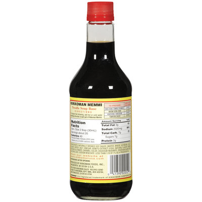 Kikkoman Memmi Noodle Soup Base 20 fl oz