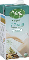 Pacific Organic 7 Grain Low Fat - Vanilla