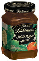 Dickinson's Mild Pepper Spread 9.5 Oz Glass Bottle
