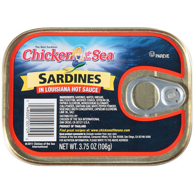 The Best Sardines Chicken of the Sea® Sardines In Louisiana Hot Sauce 3.75 oz Tin