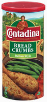 Contadina Seasoned Italian Style Bread Crumbs 10 oz. Canister