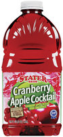 Stater Bros. Cranberry Apple Cocktail Juice 64 Oz Plastic Bottle