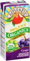Apple & Eve® Organics Grape 100% Juice 3-6.75 fl. oz. Aseptic Packs