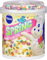 Pillsbury Funfetti® Spring Vanilla Frosting 15.6 oz. Canister