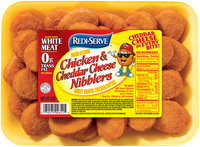 Redi-Serve™ Breaded & Cooked Chicken & Cheddar Cheese Nibblers 8 oz. Tray
