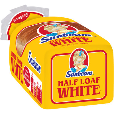 Sunbeam® White Half Loaf Bread 12 oz. Bag