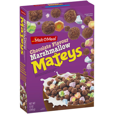 Malt-O-Meal® Chocolate Flavour Marshmallow Mateys® Cereal 12 oz. Box