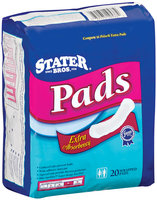 Stater Bros. Extra Absorbent Pads 20 Ct Bag