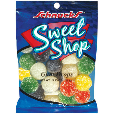 Schnucks Sweet Shop Gum Drops 9.25 Oz Peg