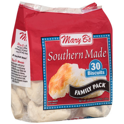 Mary B's® Southern Made Biscuits 30 ct Bag