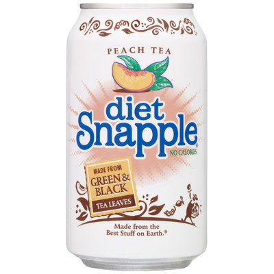 Snapple Peach Diet Iced Tea 11 Oz Can