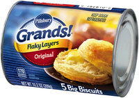 Pillsbury Grands!® Flaky Layers Original Biscuits 5 ct Can