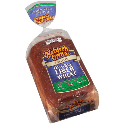 Nature's Own® Double Fiber Wheat Specialty Bread 24 oz. Bag