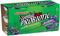 Schnucks Essential Choice Probiotic Blueberry 4 Oz Cups Lowfat Yogurt 4 Ct Pack