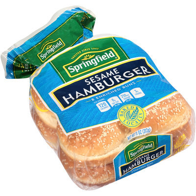 Springfield® Enriched Sesame Hamburger Buns 8 ct Pack