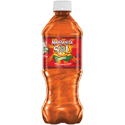 Manzanita Sol® Apple Soda 20 fl. oz. Plastic Bottle