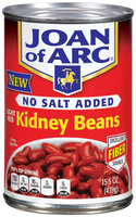 Joan of Arc® No Salt Added Light Red Kidney Beans 15.5 oz Can
