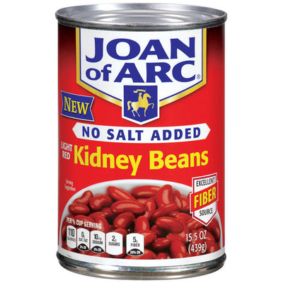 Joan of Arc® No Salt Added Light Red Kidney Beans 15.5 oz Can