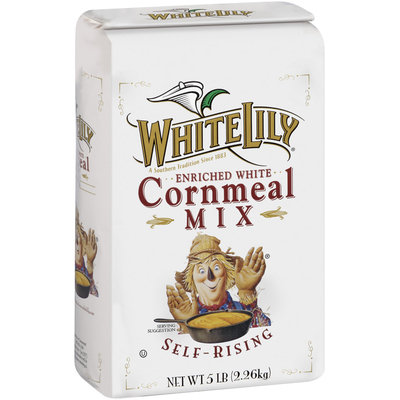 White Lily Enriched White Self-Rising Cornmeal Mix 5 Lb Bag